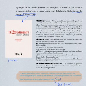 Photo et graphisme © Timor Rocks ! – Les Kïschs