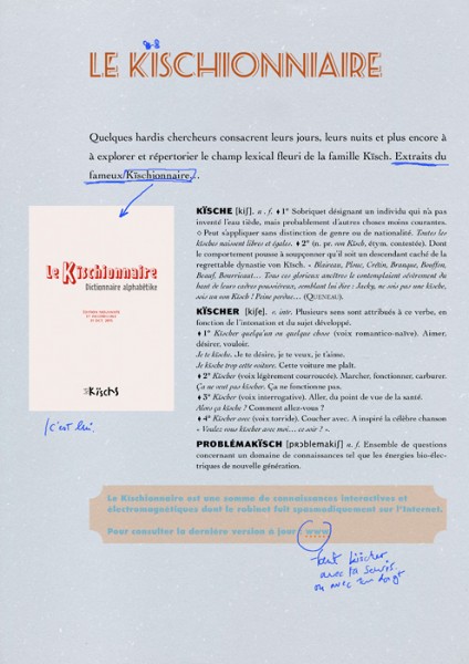 Photo et graphisme © Timor Rocks ! – Les Kïschs